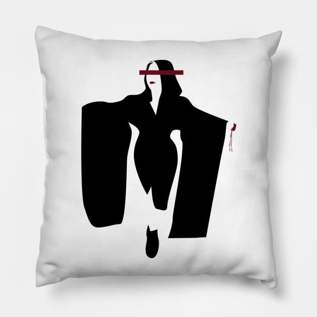 Black and Red Pillow by Edofest