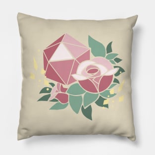 Pretty Poly Rose Pillow