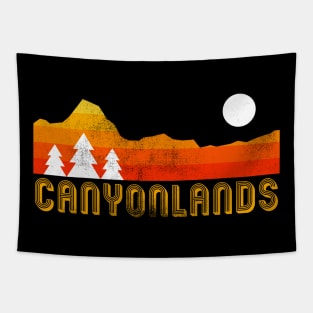 Canyonlands  national park retro vintage Tapestry