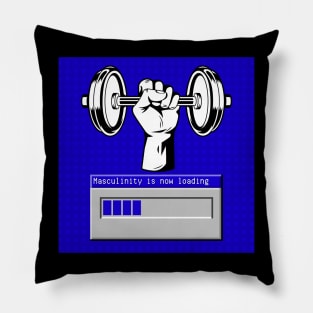 WORK OUT BE A MAN Pillow