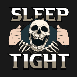 Scary Halloween Skeleton Skull Head Horror Trick Or Treat T-Shirt