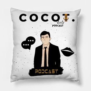 cocot podcast mosaic tiles Pillow