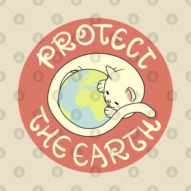 Mom Cat - Protect the Earth by ClaudiaRinaldi