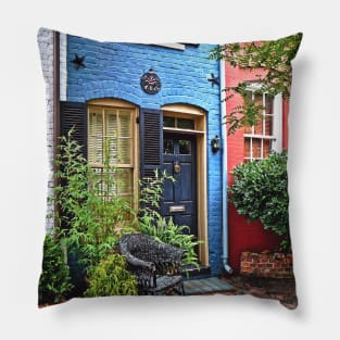 Alexandria VA - Building With Fire Mark Pillow