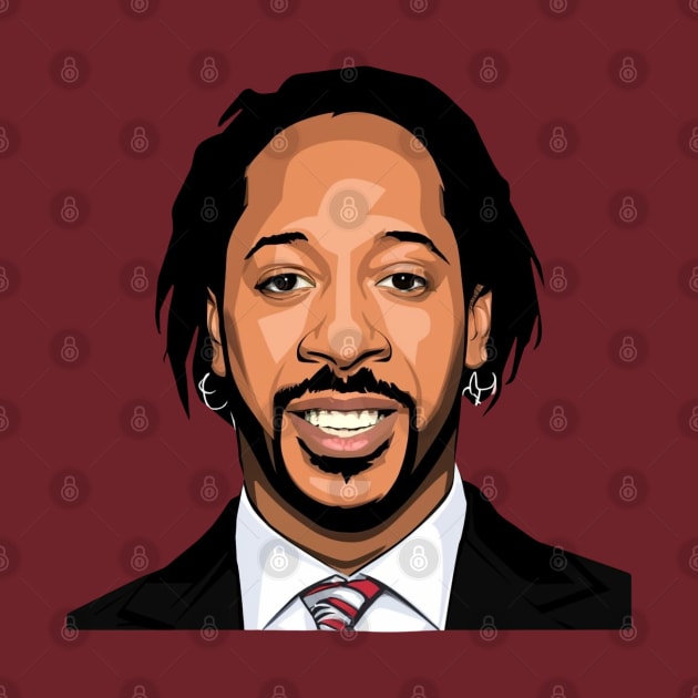 Katt Williams smile face illustration by Jackystore