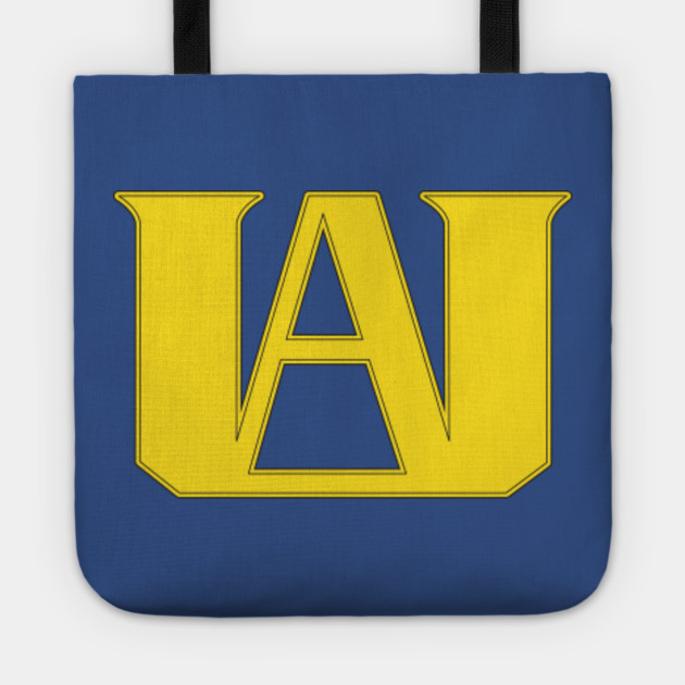 U A High School Pocket Logo Boku No Hero Academia Tote Teepublic