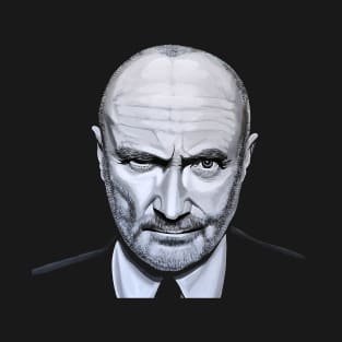 Phil Collins --- Aestethic Black and White T-Shirt