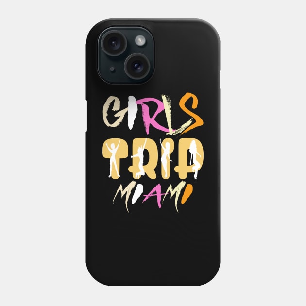 miami girls trip Phone Case by Darwish