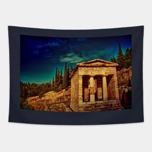 Greece. Ancient site of Delphi. Tapestry