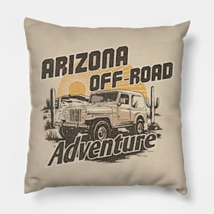 Arizona Off-Road Adventure: Conquer the Rugged Terrain Pillow