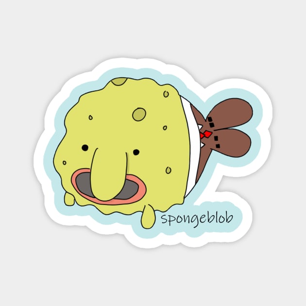 Spongeblob Squarepants Magnet by HashriaDesigns