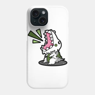 SM3GMASAURUS REX WHITE (GREEN) Phone Case