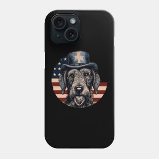 Irish Wolfhound 4th of July Phone Case