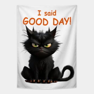 Angus the Cat - I Said Good Day! Tapestry