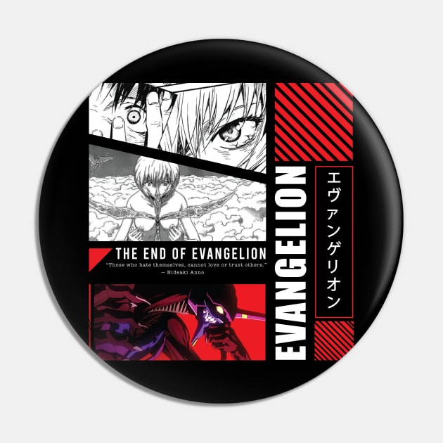 The End Of Evangelion Pin by Youvokai Wear