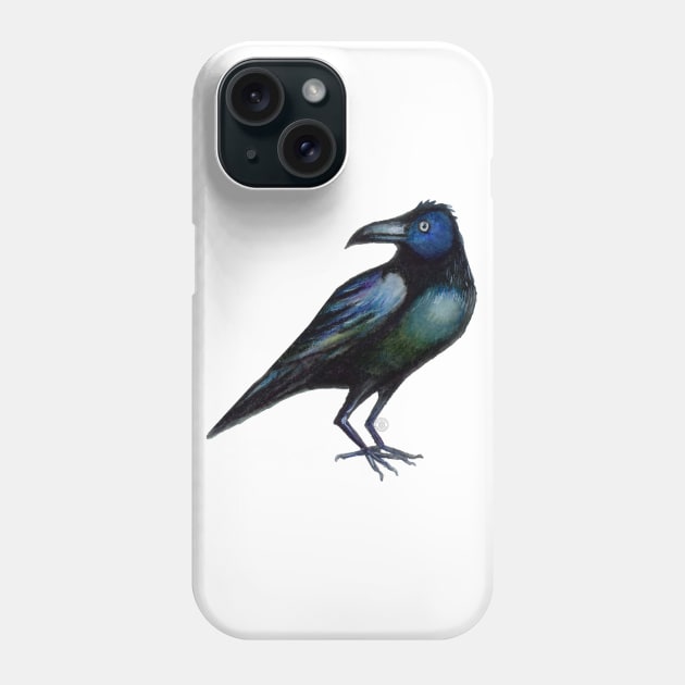 Raven Phone Case by Amy-Elyse Neer