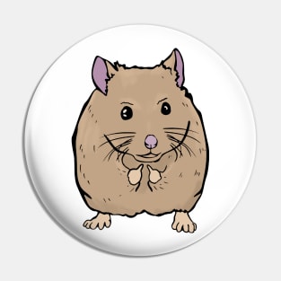 Cute Mouse Holding Middle finger funny gift Pin