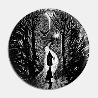 A Hermit out for a Walk Pin