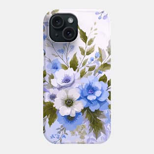 Blue Spring Flower Phone Case