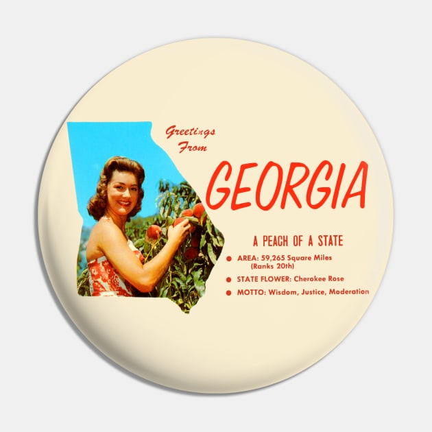 Greetings from Georgia Pin by DCMiller01