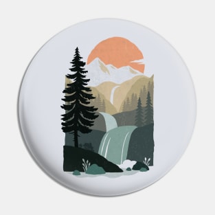 Hollow Falls Pin