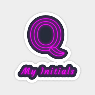 Letter Q Letter Art Magnet