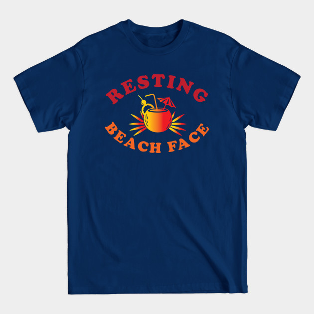 Resting Beach Face - Beach Face - T-Shirt