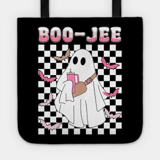 Spooky Season Cute Ghost Halloween Costume Boujee Boo-Jee Tote