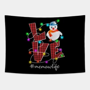 Love Christmas Memawlife Decoration Costume Gift Tapestry