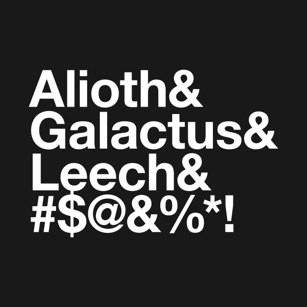 Marvel Snap Alioth, Galactus, Leech, Rage by PhrawstyTees