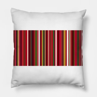 Barcode Color Theory: Traditional Holiday 'Tis the season Pillow