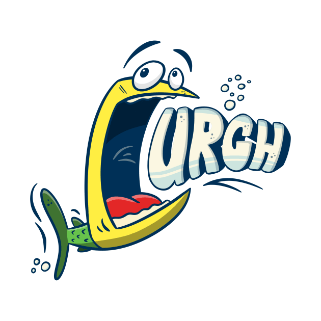 Choking Fish - Urgh by cartoonalarm