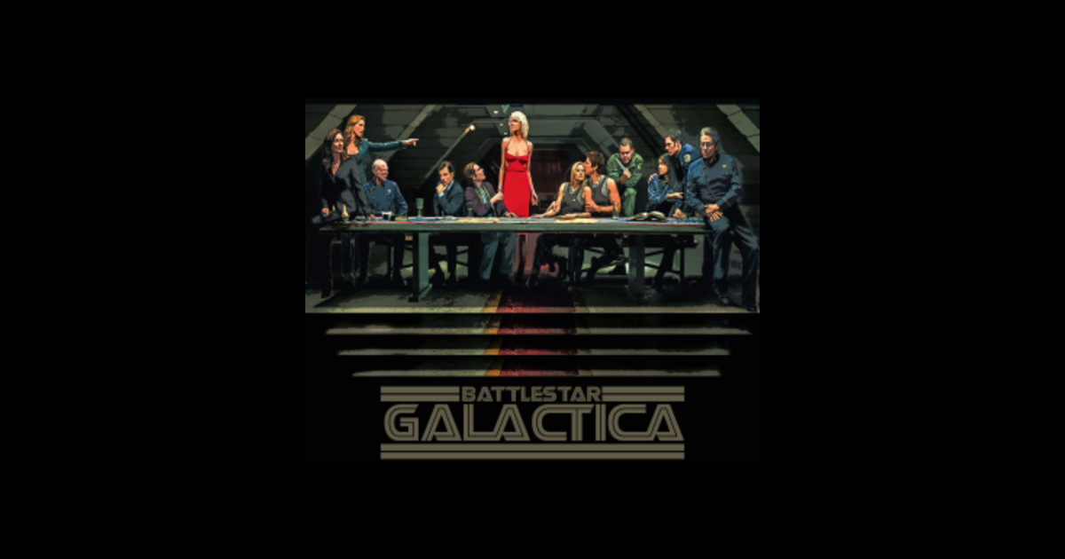 Battlestar Galactica Last Supper Battlestar Galactica Sticker