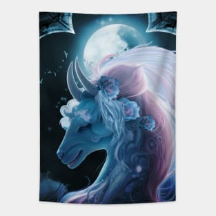 Impressive fantasy animal in the moonlight Tapestry