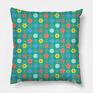 Flowerbed Pillow