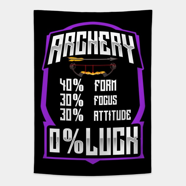 Archery Archer 40% Forn 30% Focus 30% Attitude 0% Luck Tapestry by E