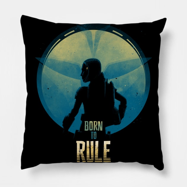 Born To Rule Pillow by teesgeex