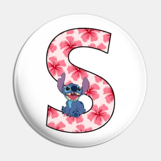 Stitch letter Pin