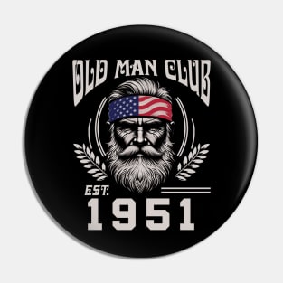 Old Man Club EST 1951 Pin