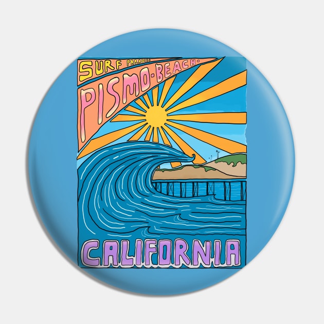 Pismo Beach Pin by Yeaha