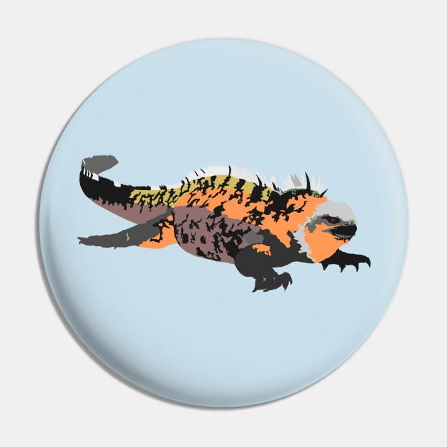 Marine Iguana Pin by stargatedalek