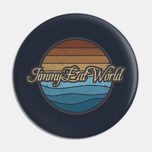 Jimmy Eat World Retro Waves Pin