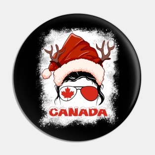 Canada girl, Canadian Christmas gift , Regalo Navidad Canada Pin