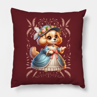 Regency cute dog Pillow