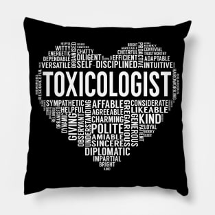 Toxicologist Heart Pillow