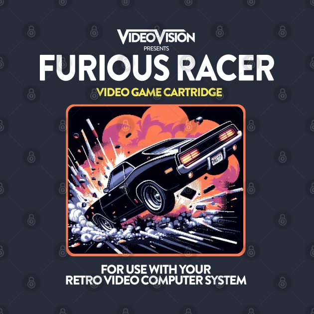 Furious Racer 80s Game by PopCultureShirts