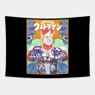 Ultraman tattoo Tapestry