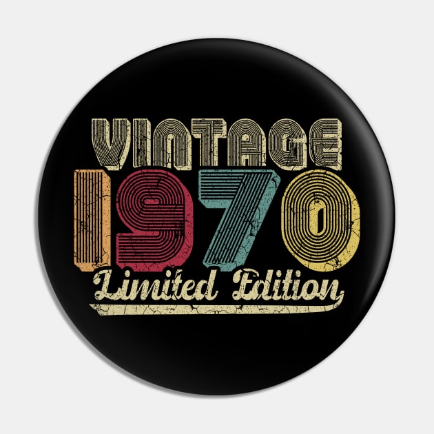 Vintage 1970 Limited Edition 50th Birthday Gift Pin by aneisha