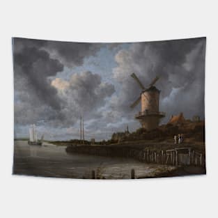 Windmill of Wijk bij Duurstede by Jacob van Ruisdael Tapestry