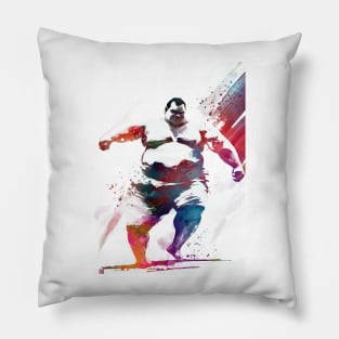 Sumo sport art #sumo Pillow